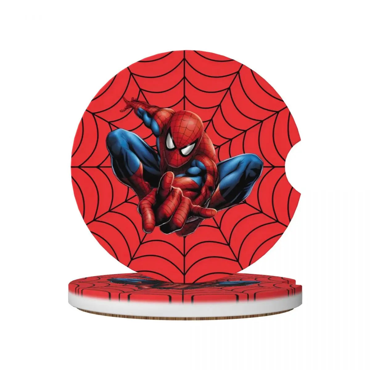Dessous de Verre Spiderman Noir